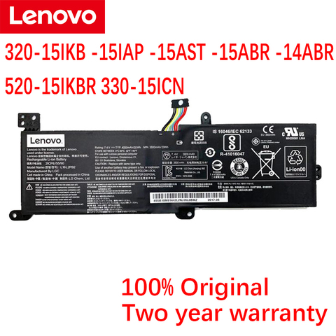 Lenovo Ideapad 320-15IKB -15IAP -15AST -15ABR -14ABR 520-15IKBR 330-15ICN L16L2PB1 L16M2PB1 Yi 5000-15 4000mAh batería de la batería ► Foto 1/6