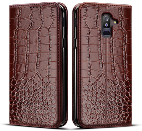 Funda de silicona con tapa para Samsung Galaxy J8 2022, carcasa de cuero para Samsung Galaxy J8 2022, j810, j810f, sm-j810f ► Foto 1/5