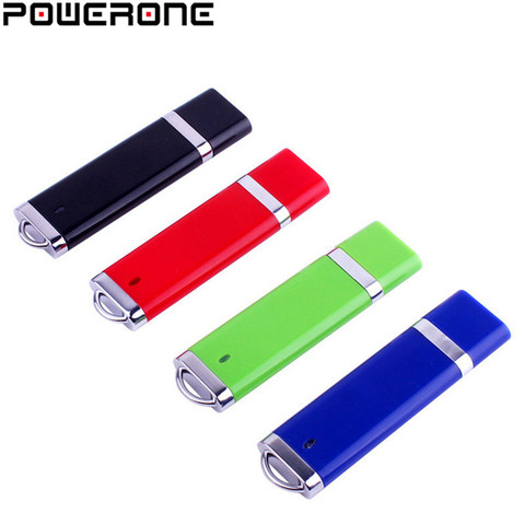 Unidad flash usb con forma de encendedor de plástico POWERONE mini pendrive 4GB 8GB 16GB 32GB 64GB memoria stick USB 2,0 pendrive ► Foto 1/6