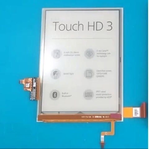 6 pulgadas ED060KH6 Panel táctil y pantalla lcd para cartera Touch HD 3 632 Pb632 pantalla con retroiluminación Eink para Touch HD 3 ► Foto 1/1