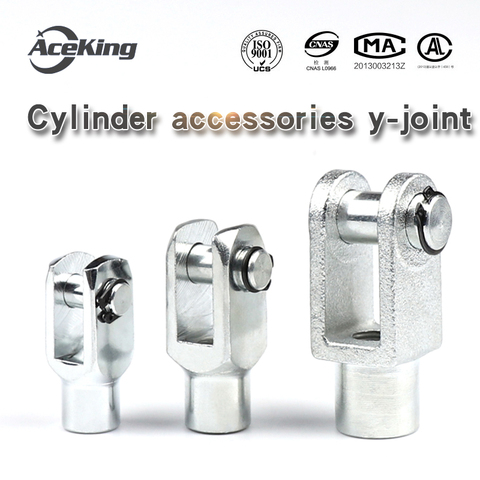 Accesorios de cilindro estándar SC Y junta tipo Y, 32/40/50/63/80/100/125/160 M6x1 M8x1 ¡25 M10x1! ¡25 M12x1! 25 M16 * 1,5 M20 * 1,5 ► Foto 1/6