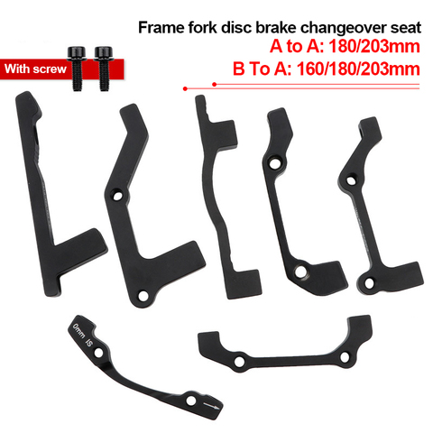 Convertidor de freno de disco de bicicleta de montaña, soporte ultraligero, PM AB A PM, adaptador de montaje de freno de disco para rotor de 160, 180 y 203mm ► Foto 1/6