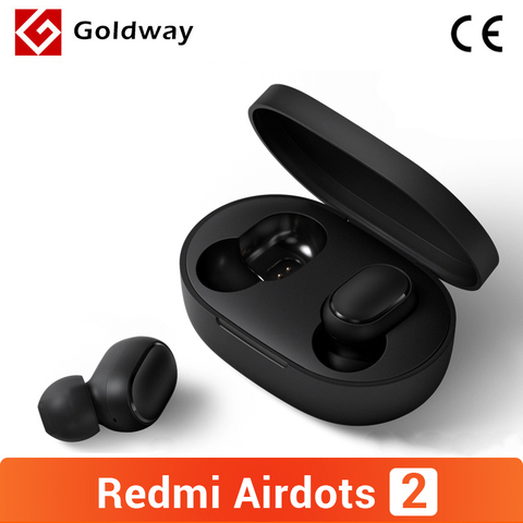 Xiaomi-auriculares inalámbricos Redmi AirDots 2, por Bluetooth 5,0, TWS, modo Lag bajo, izquierda y derecha, estéreo, enlace automático ► Foto 1/6