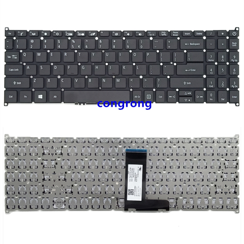 Teclado para portátil Acer Aspire 3, A315-54 Aspire 5, A515-54G, inglés, US ► Foto 1/1