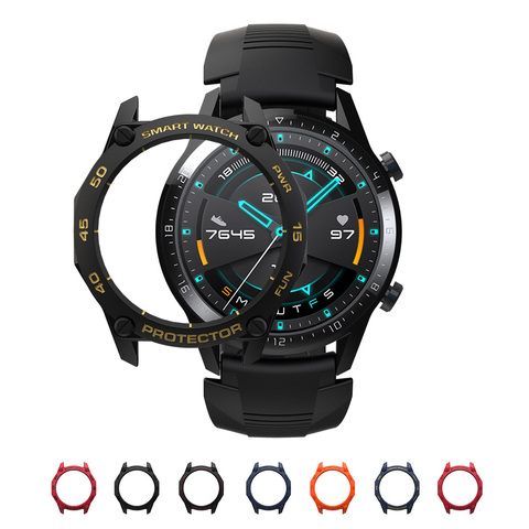 Para el Huawei Watch GT2 GT 2 Honor Magic 2 deporte clásico caso Protector de la correa alguna SIKAI PC TPU banda pulsera accesorios de la cubierta ► Foto 1/6