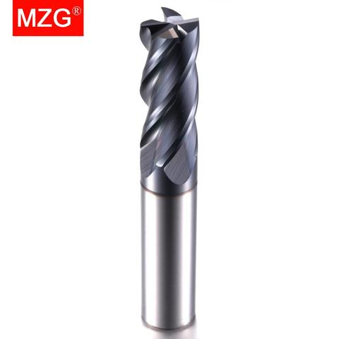 MZG-fresadora de carburo de aleación de tungsteno, cortador de extremo, 1 Uds. HRC50 4 flauta 14mm 16mm 18mm 20mm ► Foto 1/6