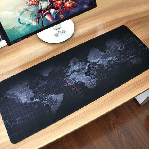 Antideslizante alfombrilla de ratón de mapa del mundo de ratones Mouse teclado cojín acolchado para PC portátil alfombrilla para raton коврик для мыши ► Foto 1/6