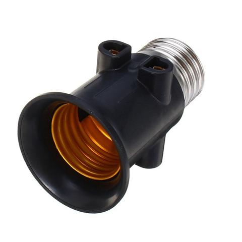 Adaptador de bombilla LED AC 100-240V 4A E27, Base de lámpara de enchufe de la UE, accesorios de iluminación, soporte de lámpara, Base de tornillo, convertidor de enchufe de luz ► Foto 1/4