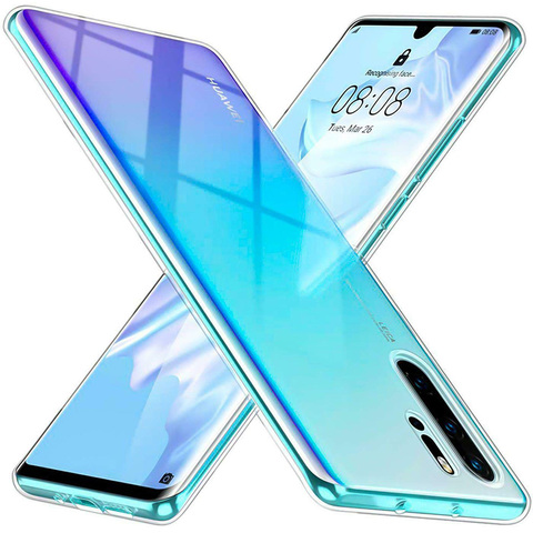 Funda de silicona para Huawei Honor 9X 20 P20 Pro P30 Lite View 20, funda trasera transparente de TPU suave para Huawei P30 Pro ► Foto 1/6