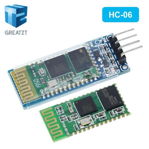 1 piezas GREATZT HC06 HC-06 Serial inalámbrico 4 Pin Bluetooth módulo transceptor RF RS232 TTL para Arduino módulo bluetooth ► Foto 1/5