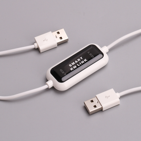 Nuevo USB Smart KM Link PC a PC teclado ratón KVM sincronizar datos enlace conexión Cable dos 2 ordenadores Fácil transferencia de archivos compartir ► Foto 1/6