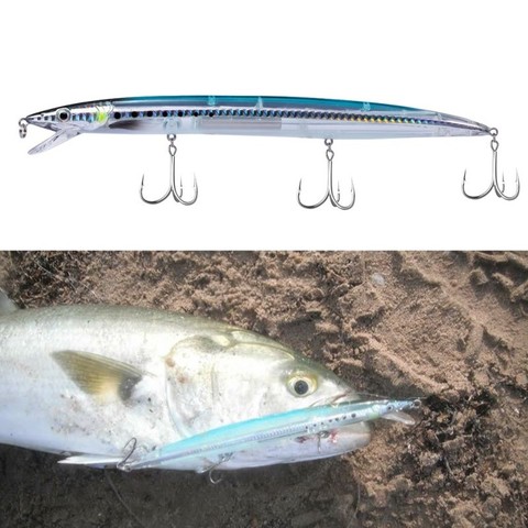 Hunthouse-señuelo flotante con forma de pececillo, anzuelo de arena de 143mm, 173mm y 208mm, señuelo flotante con forma de pececillo, Jerkbaits Savage Gear ► Foto 1/5