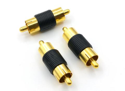 5 uds conector de vídeo de Audio RCA macho a RCA de oro acoplador de Phono ► Foto 1/5