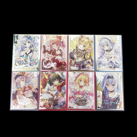 60 unids/bolsa Anime tarjeta TCG mangas 66x91mm tarjetas de juego de tarjetas escudo Charlotte tarjeta cubierta de plata de mangas para PKM/MGT ► Foto 1/6