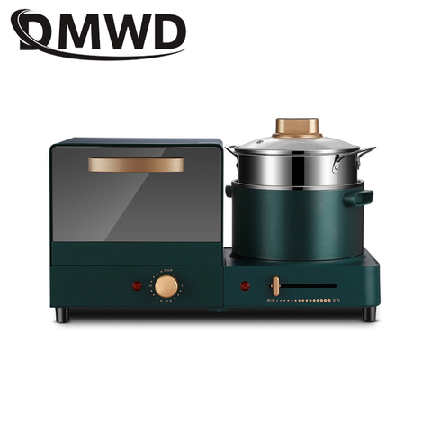 DMWD tostadora eléctrica para hornear pan máquina panificadora hogar multifunción inteligente brindis yogur-mezcla de máquina de pan ► Foto 1/5