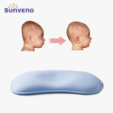 Sunveno almohada para bebé baby Head Shaping previene cabeza plana para bebé recién nacido-fibra de maíz de seguridad, juego de cama para bebé ► Foto 1/6