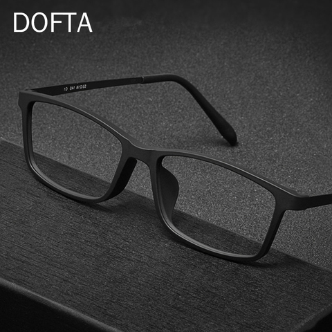 DOFTA-gafas ópticas de plástico ultraligeras para hombre, anteojos para miopía con montura de titanio TR 90, gafas graduadas para hombre 5269A ► Foto 1/6