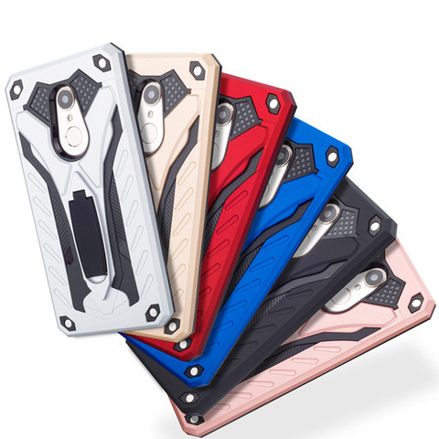 Funda protectora de cuerpo completo con soporte de PC + TPU a prueba de golpes para Xiaomi Redmi Note 7 6 6A 4X 5A 5 Plus Pro S2 ► Foto 1/6