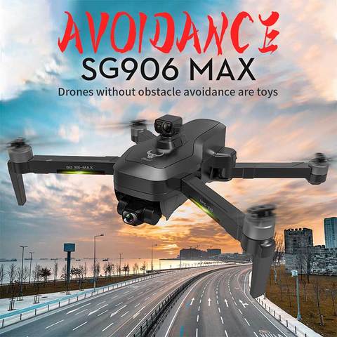 Dron teledirigido Profesional sin escobillas SG906 Pro3/Max, Drone EVO de 3 ejes, cardán 4K HD, cámara GPS 5G, Wifi, FPV, 1,2 KM, 50x ► Foto 1/6