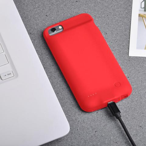 1 funda para cargador de batería de 2800mAh para iPhone 6 6s 7 8, cargador de batería ► Foto 1/6