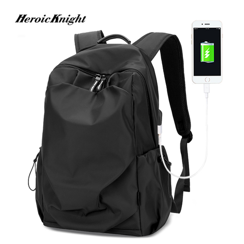 Heroic Knight-Mochila impermeable para ordenador portátil de 15,6 pulgadas para hombre, morral impermeable para viaje al aire libre, Mochila escolar para adolescentes ► Foto 1/6