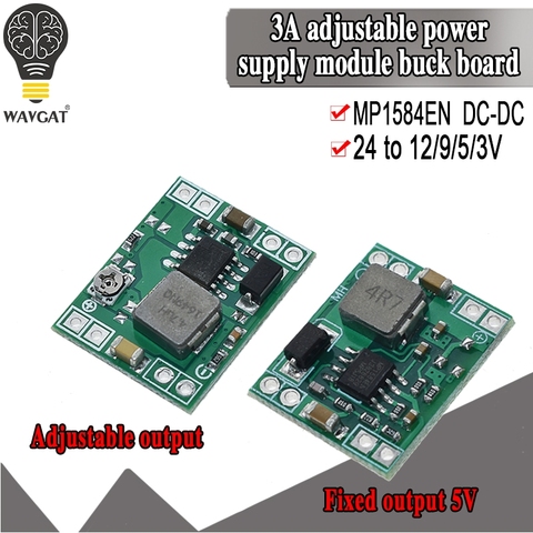 Electrónica Inteligente XM1584-módulo de fuente de alimentación de reducción de DC-DC, tamaño ultrapequeño, 3A, ajustable, para Arduino Diy, Kit de Inicio LM2596S ► Foto 1/6