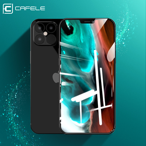 Cafele-Protector de pantalla para iPhone 12 Pro Max, cristal templado transparente para iPhone 12 MINI Pro Max, película protectora antiarañazos ► Foto 1/6