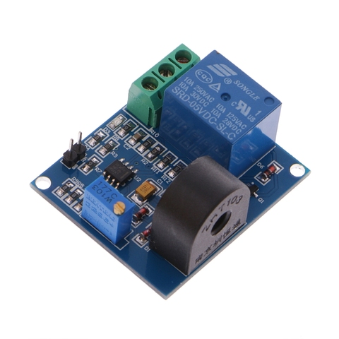 Módulo de relé de protección de sobrecorriente 5A, placa de detección de corriente de CA, Sensor de 12V/5V ► Foto 1/6