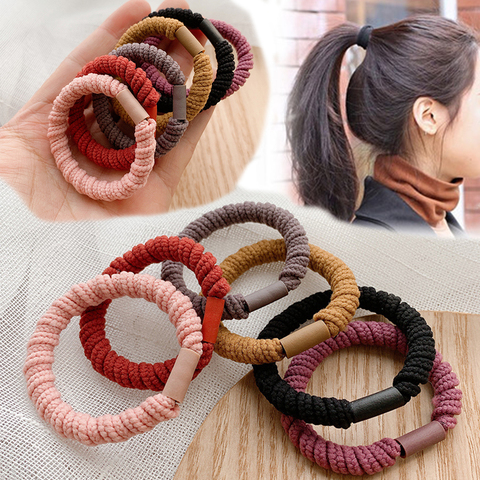 Bandas para el pelo de los niños de 7 estilos, coletero de nailon de alta elasticidad, bandas de goma, diadema, lazos de goma, accesorios para el cabello ► Foto 1/6