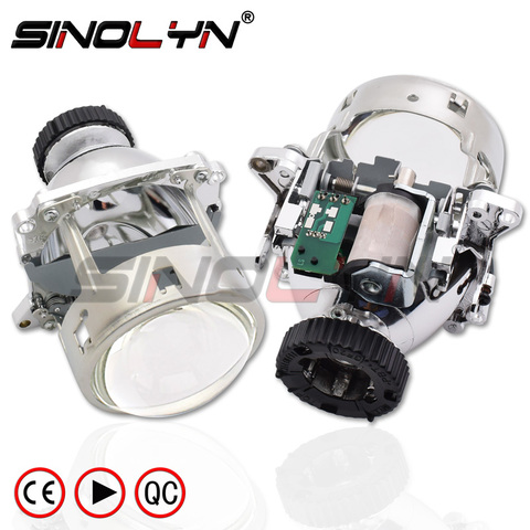 Sinolyn-lente de proyector bi-xenón para BMW, E46 AL M3 E92 E90 E70/Benz W220 W203 W215/Volvo S40/Audi A1 A4 B7 ► Foto 1/6