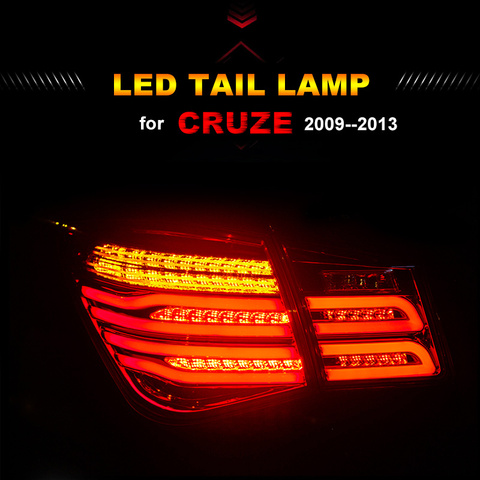Luz trasera LED para Chevrolet Cruze 2009, 2010, 2011, 2012, 2013 Lado derecho llevó la luz de la cola a la luz de señal ► Foto 1/6