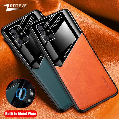 A51 caso Zroteve Coque para Samsung Galaxy A71 5G A91 A81 A12 cubierta A31 A41 A42 A21S M21 M31 S M30S M51 A52 A72 fundas de cuero de la PU ► Foto 1/6