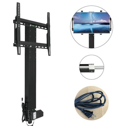 Elevador de TV automático de Plasma/LCD, altura ajustable de 800mm, con soporte de montaje y mando a distancia para televisores de 32 