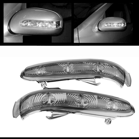 Luz intermitente para espejo retrovisor de coche, lámpara de espejo Retrovisor lateral izquierdo y derecho para Mercedes W220 Clase S W215 clase CL, 2 uds. ► Foto 1/6