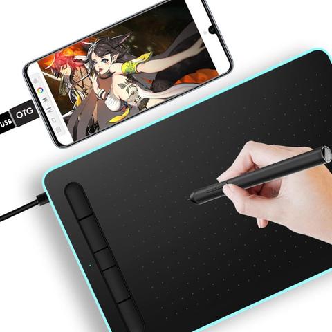 Tableta Digital gráfica, dibujo y escritura, alfombrilla de pintura para teléfono Android y ordenador portátil ► Foto 1/6