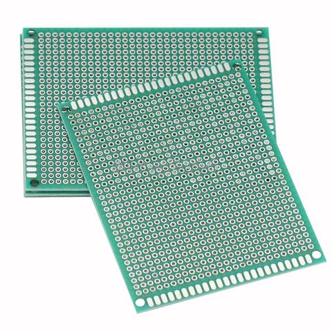 Prototipo de PCB de 7x9 cm, doble recubrimiento/tinning, placa Universal de doble cara, PCB, 2,54 MM, Verde ► Foto 1/4