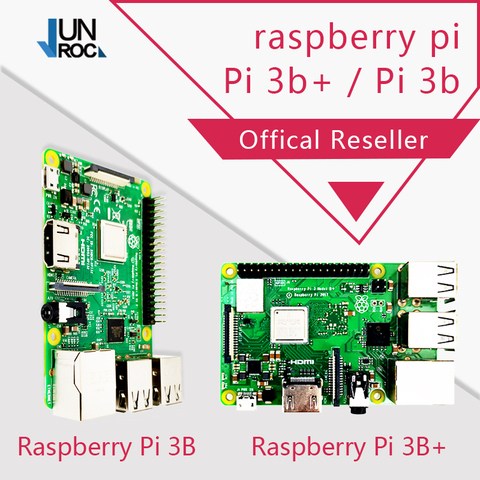 Original Raspberry Pi 3 Modelo B, Modelo B +, Raspberry Pi Raspberry Pi3 B Plus Pi 3 Pi 3B con WiFi y Bluetooth ► Foto 1/5
