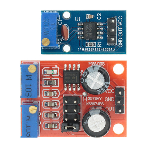 Generador de señal de onda cuadrada, módulo ajustable de ciclo de trabajo de frecuencia de pulso, 10kHz -200kHz, DIY Kit para arduino, 10 Uds., NE555 ► Foto 1/6