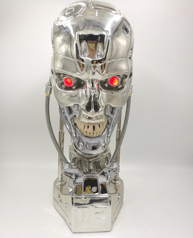 Busto de resina de Terminator T-800, modelo 3D de cráneo, endoesqueleto, busto de resina, 1:1 ► Foto 1/6