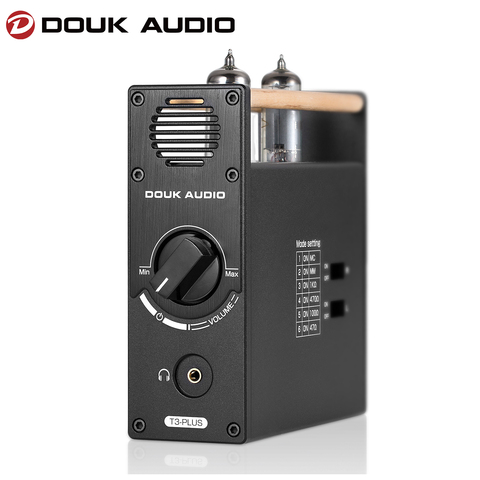 Douk Audio-Mini tubo de vacío T3 Plus, preamplificador de Phono MM / MC para tocadiscos, estéreo, preamplificador, amplificador de auriculares ► Foto 1/6