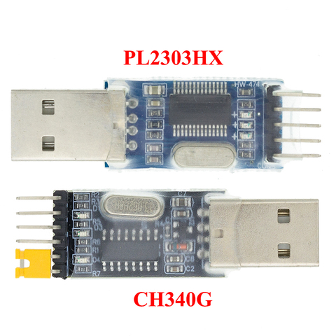Módulo Adaptador convertidor USB a RS232 TTL, módulo convertidor USB TTL, UART CH340G CH340, interruptor de 3,3 V y 5V, 1 Uds., PL2303 ► Foto 1/6