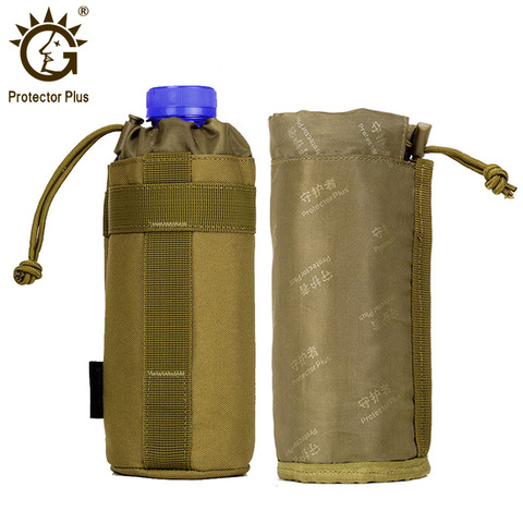 Bolsa táctica militar para botella de agua, bolsa Molle para hervidor de agua al aire libre, 550ml, 4 colores ► Foto 1/6