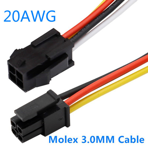 5 uds Molex Cables de 3,0 MM 20AWG pequeño 5557 5559 hombre mujer Air Docking Cable electrónico... MX3.0 43025 Cable con Terminal ► Foto 1/5