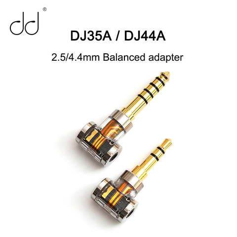 Adaptador equilibrado DD DJ35A DJ44A 2,5/4,4mm, aplicable a cable de auricular de equilibrio de 2,5mm (2,5 a 3,5/2,5 a 4,4) ► Foto 1/6