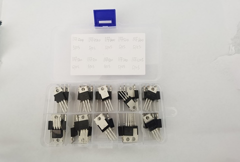 50 Uds 10 tipos IRF serie transistores Mosfet surtido Kit incluyendo IRFZ44 IRF510 IRF520 IRF530 IRF540 IRF640 IRF740 IRF840 ► Foto 1/4