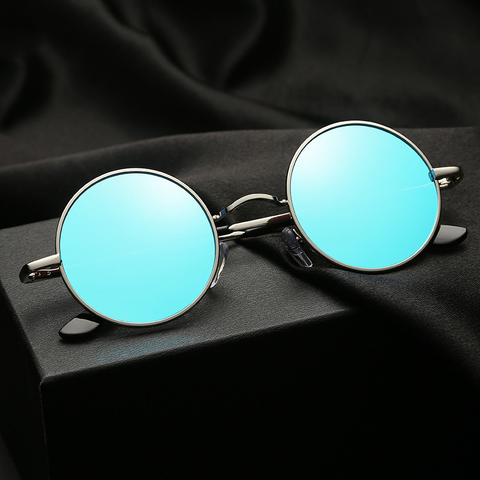 Gafas De Sol polarizadas redondas para hombre y mujer, lentes De Sol De aleación Retro con diseño De marca, UV400, 2022 ► Foto 1/6