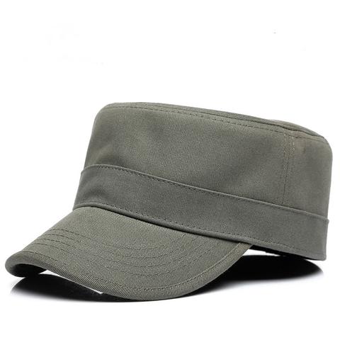 Gorra militar de algodón ajustada para adulto, gorro de béisbol de cabeza grande, de talla grande, 56cm, 58cm y 60cm ► Foto 1/5