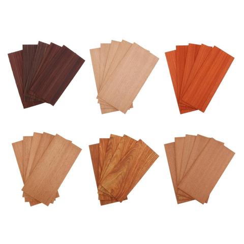 5 Pieces Wooden Guitar Head Plate Veneer Sheet Diy Replacement Supply Tool Guitar Luthier Diy Parts Accessories ► Foto 1/6