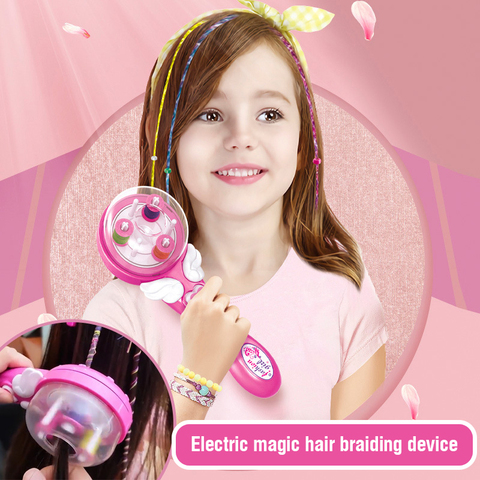 Trenzador de cabello automático eléctrico, herramienta de peinado para trenzar DIY, máquina trenzadora de torsión, tejido trenzado de pelo, juguetes para niña, regalo para niños ► Foto 1/6