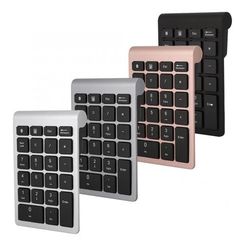 BT304 22 teclas Bluetooth 3,0 teclado numérico Mini teclado inalámbrico Compatible con ANDROID para WIN para Mac OS ► Foto 1/6